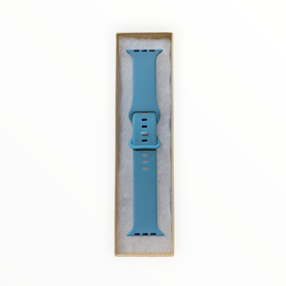 R8-O‎ Insignia Silicone Band for Apple Watch 42, 44, & 45mm - Teal